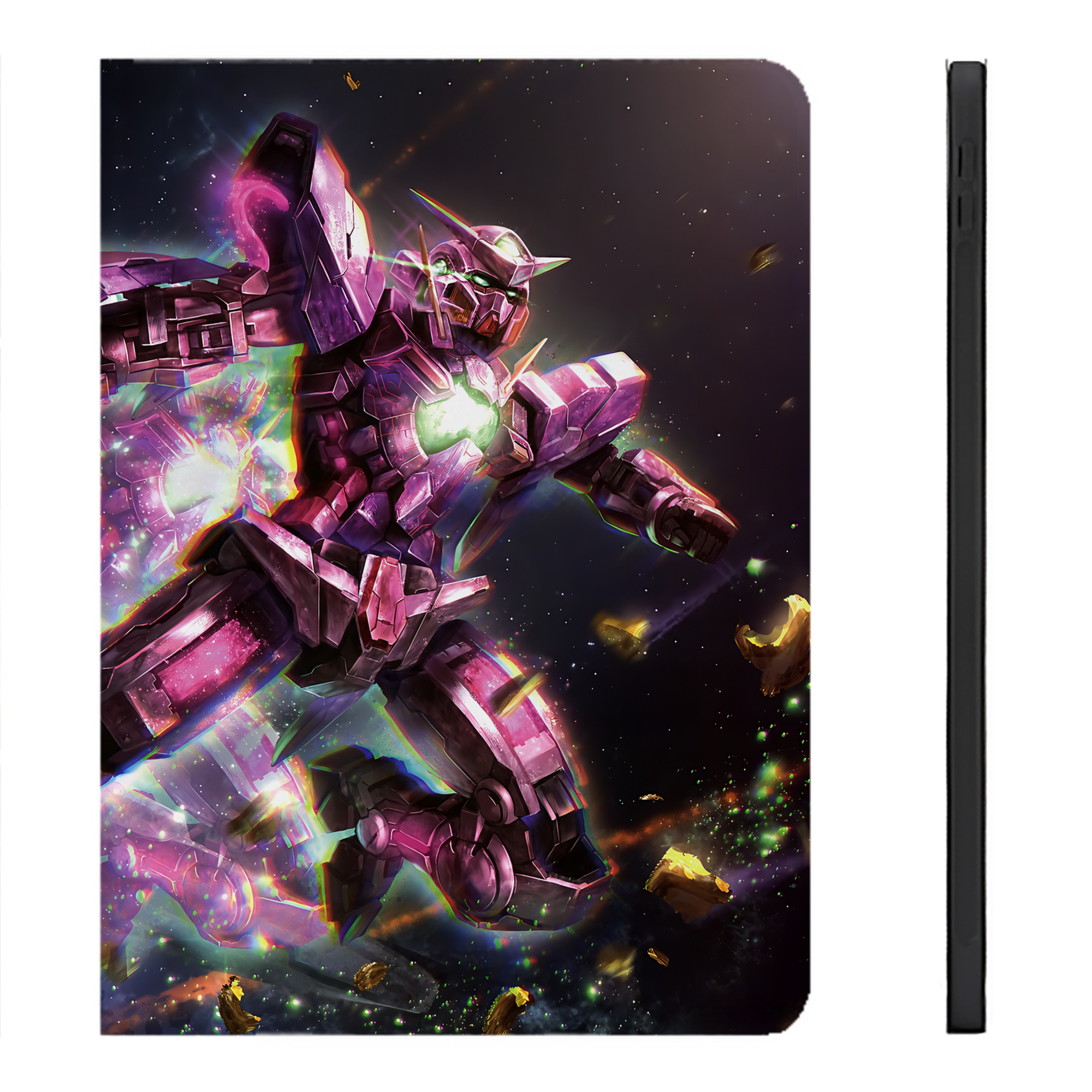 （画像用） 機動戦士ガンダム Mobile Suit Gundam IPadケース ペンホルダー付き ブックスタイルデザイン